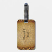 Gepersonaliseerd Label van Jaguar Bagagelabel (Achterkant verticaal)