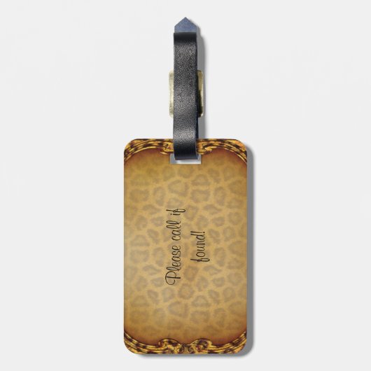 Gepersonaliseerd Label van Jaguar Bagagelabel (Achterkant verticaal)