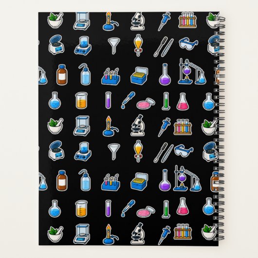 Gepersonaliseerd laboratoriumnotitieboek | Aangepa Planner (Achterkant)