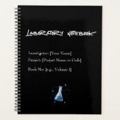 Gepersonaliseerd laboratoriumnotitieboek | Aangepa Planner (Voorkant)