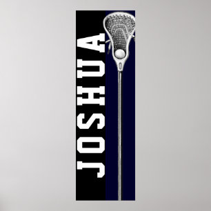 gepersonaliseerd lacrosse poster