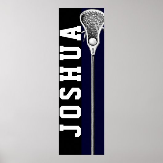gepersonaliseerd lacrosse poster (Voorkant)