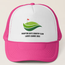 Gepersonaliseerd Ladies Golf League Pet - Golfvlag