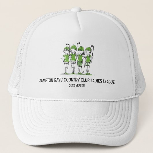 Gepersonaliseerd Ladies Golf League Pet w / Seizoe (Voorkant)