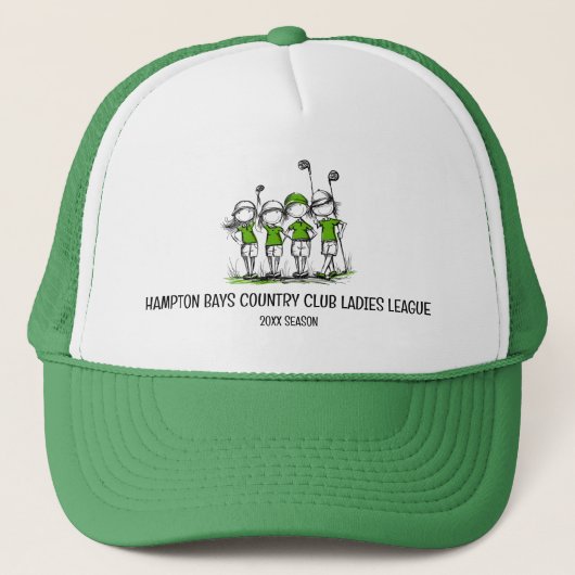 Gepersonaliseerd Ladies Golf League Pet w / Seizoe (Voorkant)