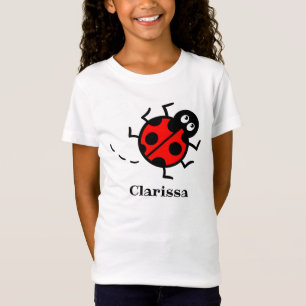 Gepersonaliseerd Ladybird Pattern T-Shirt