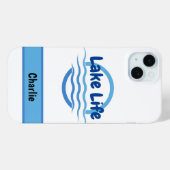 Gepersonaliseerd Lake Life Case-Mate iPhone Case (Achterkant (horizontaal))