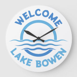 Gepersonaliseerd Lake Name Grote Klok