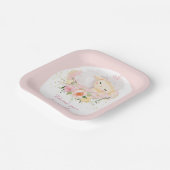 Gepersonaliseerd lam papieren bordje (Gebogen)