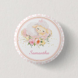 Gepersonaliseerd lam ronde button 3,2 cm