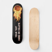 Gepersonaliseerd lampje Basketball Skateboard Deck (Voorkant)