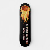 Gepersonaliseerd lampje Basketball Skateboard Deck (Voorkant)