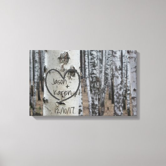 Gepersonaliseerd land Robuust hart Canvas Afdruk (Voorkant)