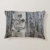 Gepersonaliseerd land Robuust hart Decoratief Kussen (Achterkant)