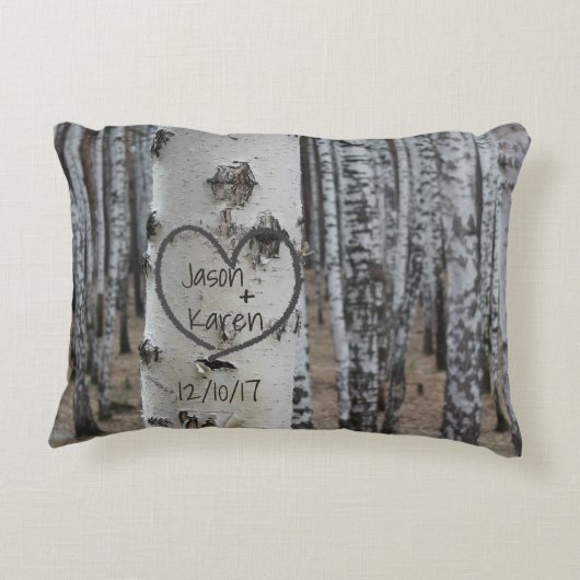 Gepersonaliseerd land Robuust hart Decoratief Kussen (Achterkant)