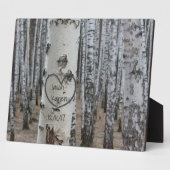 Gepersonaliseerd land Robuust hart Fotoplaat (Zijkant)