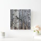 Gepersonaliseerd land Robuust hart Vierkante Klok (Huis)