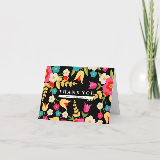 Gepersonaliseerd | Landbloemen Bedankkaart (Voorkant)