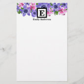 Gepersonaliseerd | Landbloemen Briefpapier (Voorkant)