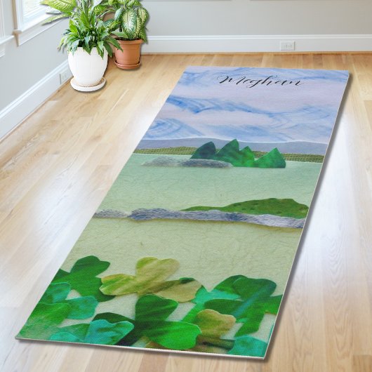 Gepersonaliseerd landschap yogamat
