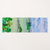 Gepersonaliseerd landschap yogamat (Voorkant (horizontaal))