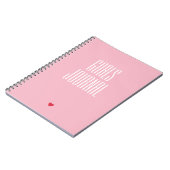 Gepersonaliseerd laptop notitieboek (Linkerzijde)