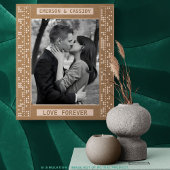 Gepersonaliseerd lasergegraveerd 'LOVE' in 18 tale Gegraveerde Lijstjes