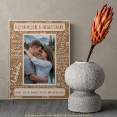 Gepersonaliseerd lasergegraveerd 'LOVE' in 50 tale Gegraveerde Lijstjes