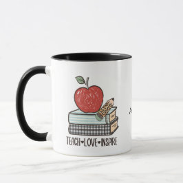 Gepersonaliseerd Leer Liefde Inspireer Cadeau Voor Mok