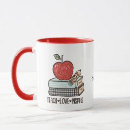 Gepersonaliseerd Leer Liefde Inspireer Cadeau Voor Mok