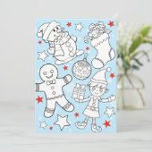 Gepersonaliseerd leeslogboek voor IT-kleuren in de Feestdagenkaart (Staand voorkant)