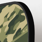 Gepersonaliseerd leger Groene Camouflage 2 Pickleball Paddle (Links Detail)