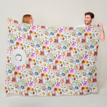 Gepersonaliseerd lente Wildbloemen & Schattige ege