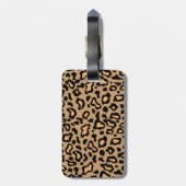 Gepersonaliseerd Leopard-Bagagelabel Bagagelabel (Achterkant verticaal)
