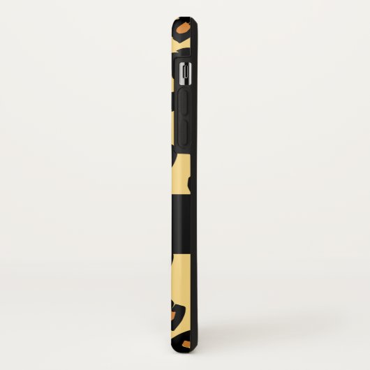 Gepersonaliseerd leopard-huidpatroon Case-Mate iPhone case (Achterkant/links)