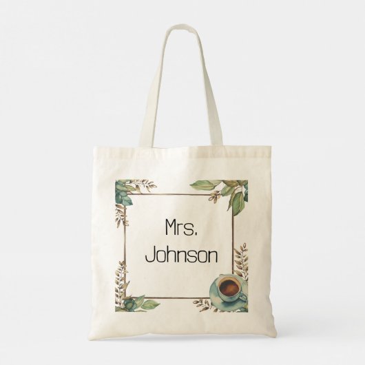 Gepersonaliseerd leraar tas (Achterkant)