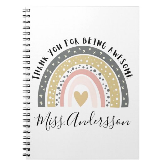 Gepersonaliseerd lesgeven, aangepast lesgeven notitieboek (Voorkant)