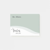 Gepersonaliseerd lesgeven post-it® notes (Voorkant)