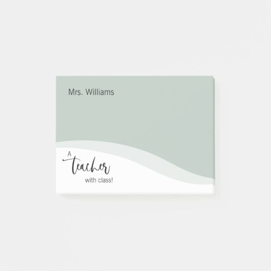 Gepersonaliseerd lesgeven post-it® notes (Voorkant)