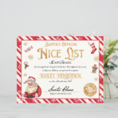 Gepersonaliseerd leuk certificaat van Sinterklaas (Staand voorkant)