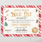 Gepersonaliseerd leuk certificaat van Sinterklaas (Voorkant)