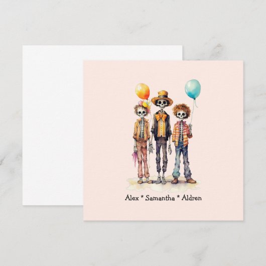 Gepersonaliseerd Leuk Kind Zombie Halloween (10) (Voorkant / Achterkant)