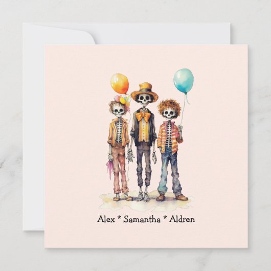 Gepersonaliseerd Leuk Kind Zombie Halloween (10) (Voorkant)