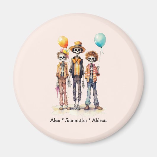 Gepersonaliseerd Leuk Kind Zombie Halloween (10) Magneet (Voorkant)