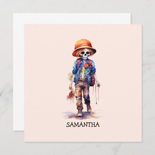 Gepersonaliseerd Leuk Kind Zombie Halloween (2) (Voorkant / Achterkant)