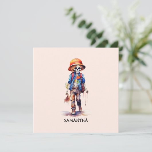 Gepersonaliseerd Leuk Kind Zombie Halloween (2) (Staand voorkant)