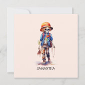 Gepersonaliseerd Leuk Kind Zombie Halloween (2) (Voorkant)