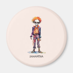 Gepersonaliseerd Leuk Kind Zombie Halloween (6) Magneet