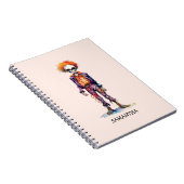 Gepersonaliseerd Leuk Kind Zombie Halloween (6) Notitieboek (Rechterzijde)