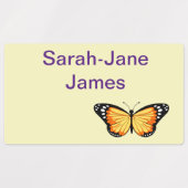 Gepersonaliseerd leuk Kinder label (Design 2)